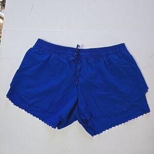Lululemon Ladies Hit It Shorts Cerulean Blue Size 8
